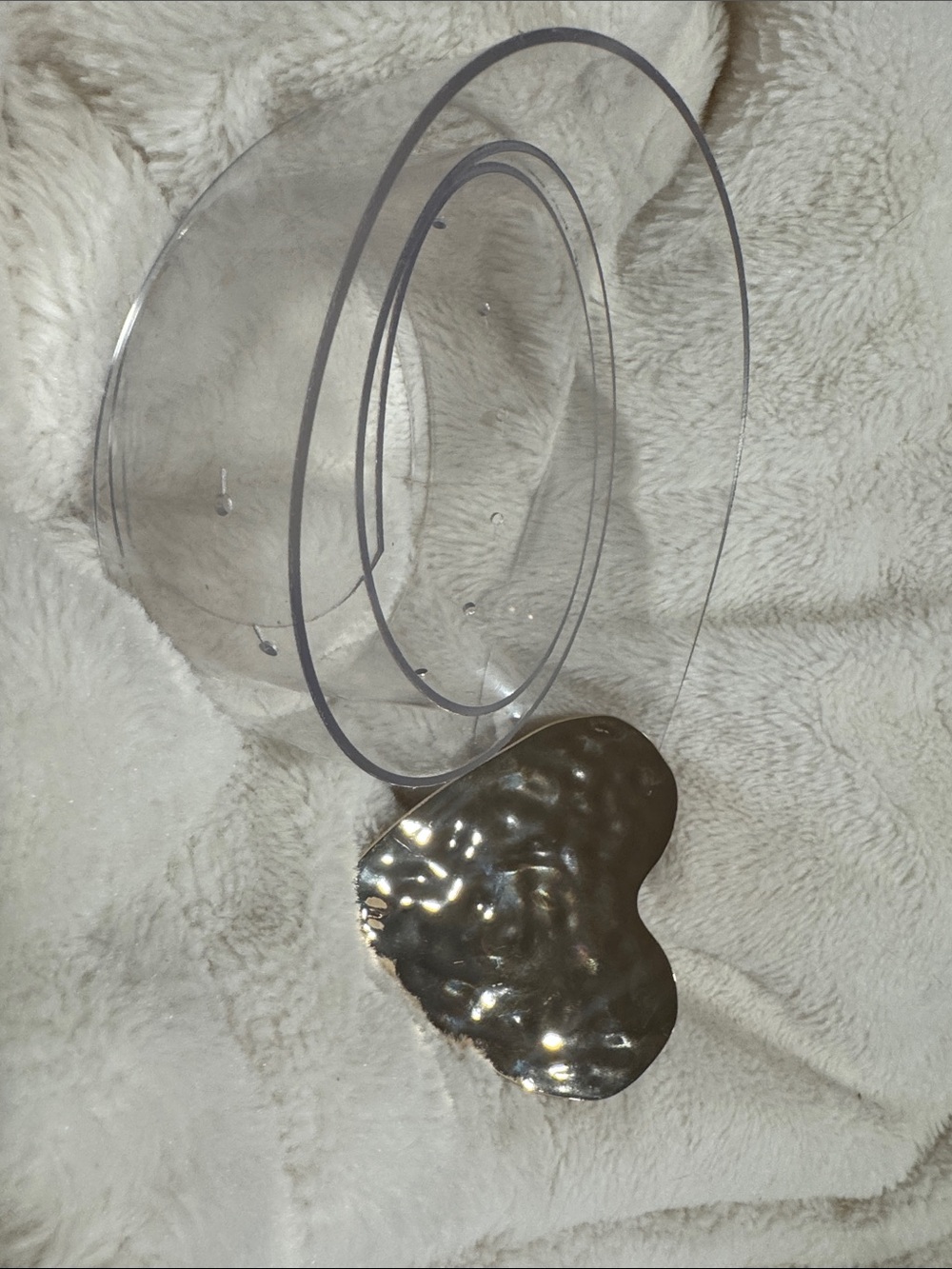 Metallic Heart Belt